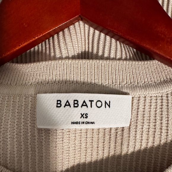 Babaton Sculpt Knit Racer Cropped Tank - Picture 3 of 3